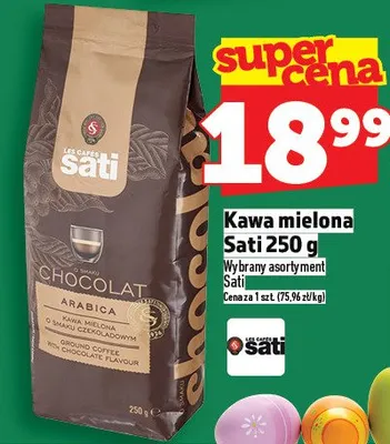 Kawa mielona Sati promocja w TOPAZ