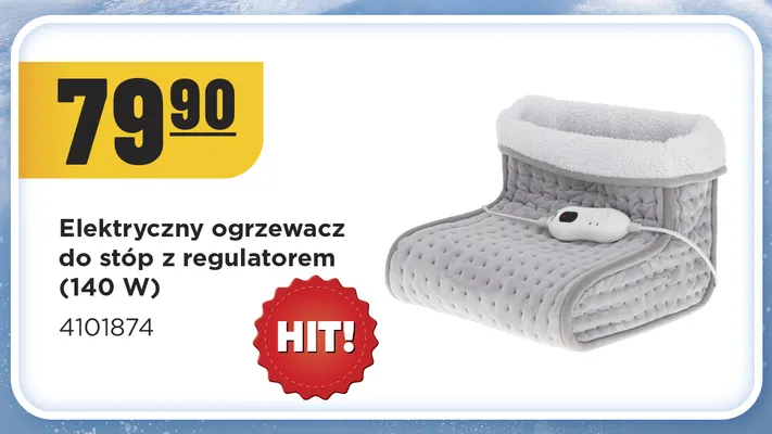 Elektryczny ogrzewacz do stóp z regulatorem promocja w MR. DIY