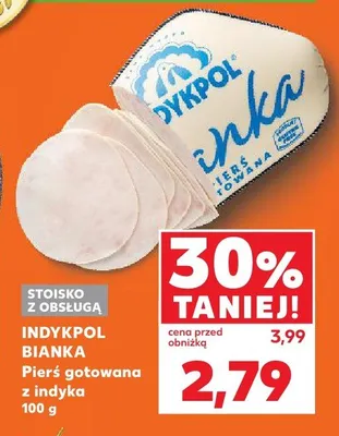 Ser Indykpol Bianka piers gotowana z indyka promocja w Kaufland