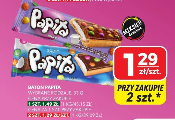 Baton wybrane rodzaje promocja w Top Market