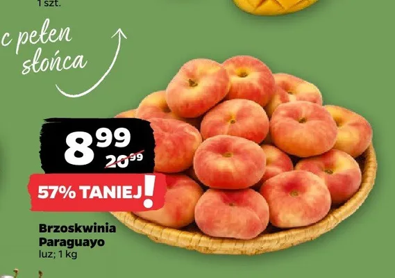 Brzoskwinia Paraguayo luz promocja w Netto