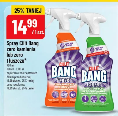 Spray Cilit Bang Expert zero kamienia i brudu promocja w POLOmarket
