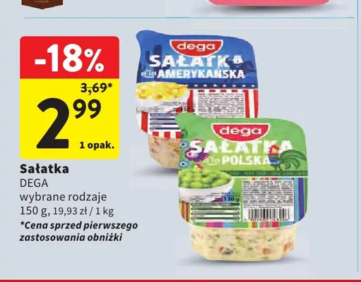 Sałatka Dega promocja w Intermarche