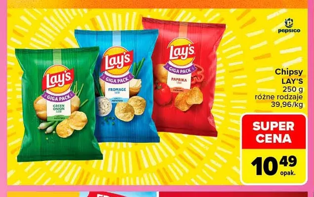 Chipsy Lay's promocja w Carrefour