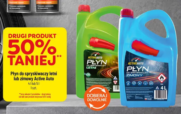 Płyn do spryskiwaczy letni Active Auto promocja w POLOmarket