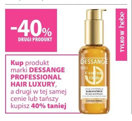 Produkt marki DESSANGE PROFESSIONAL Hair LUXURY promocja w Hebe