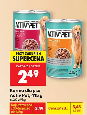 Karma dla psa różne smaki promocja w Biedronka