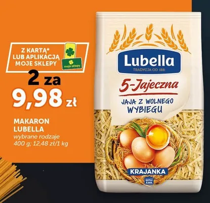 Makaron 5-Jajeczna jaja z wolnego wybiegu krajanka wybrane rodzaje promocja w Euro Sklep