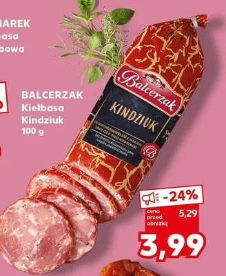 Kiełbasa Kindziuk promocja w Kaufland