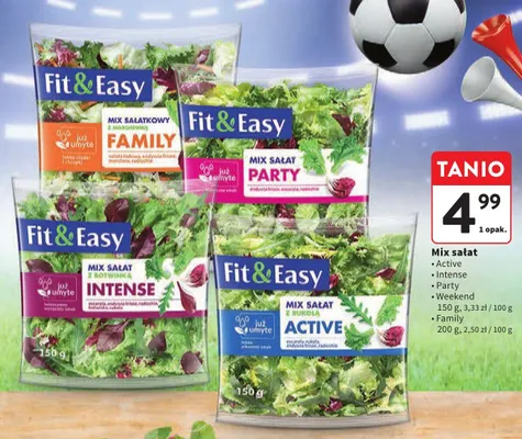 Mix sałat Fit & Easy Family promocja w Intermarche