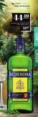 Likier Becherovka promocja w POLOmarket