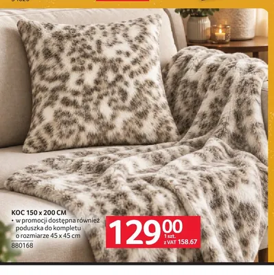 Koc 150x200 cm promocja w Selgros