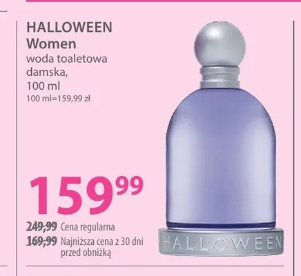 Woda toaletowa damska Halloween Women promocja w Hebe