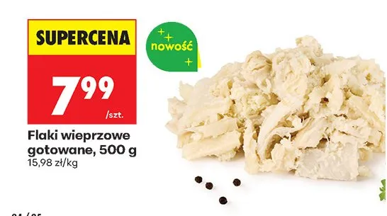 Flaki wieprzowe gotowane promocja w Biedronka