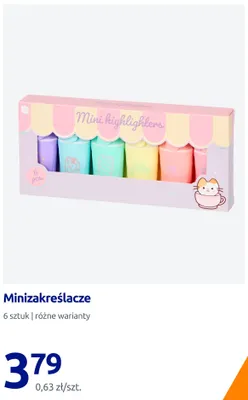 Minizakreślacze promocja w Action