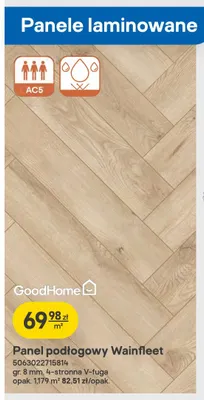 Panel podłogowy Wainfleet GoodHome promocja w Castorama