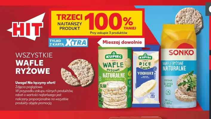 Wafle ryżowe promocja w Kaufland