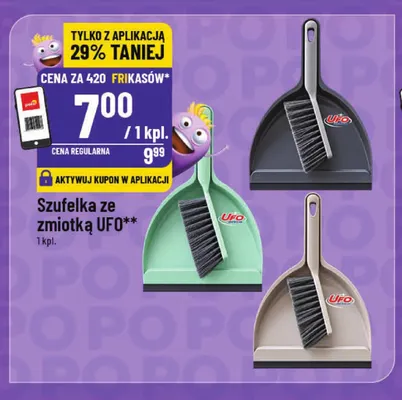 Szufelka ze zmiotką UFO promocja w POLOmarket