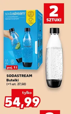 Butelki Sodastream 2-pak 1 l promocja w Kaufland