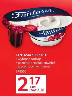 Jogurt pitny Fantasia 100-118 g różne rodzaje promocja w Selgros