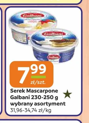 Serek mascarpone Galbani promocja w Społem Częstochowa