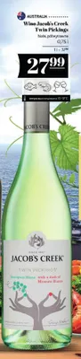 Wino białe Jacob's Creek Twin Pickings półwytrawne promocja w POLOmarket