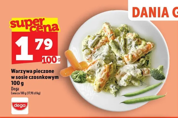 Warzywa pieczone w sosie czosnkowym Dega promocja w TOPAZ