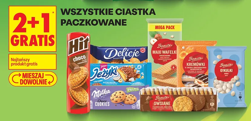Ciastka paczkowane promocja w Biedronka