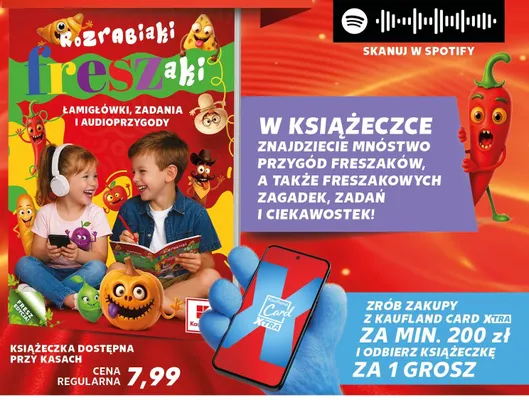 Książeczka Rozrabiaki Freszaki promocja w Kaufland