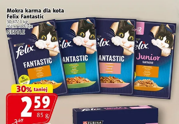 Mokra karma dla kota Fantastic promocja w Prim Market