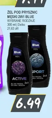 Żel pod prysznic męski 2w1 Blue Sport promocja w Słoneczko