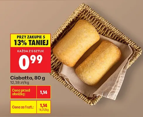 Ciabatta promocja w Biedronka