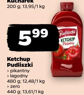 Ketchup pikantny promocja w Netto