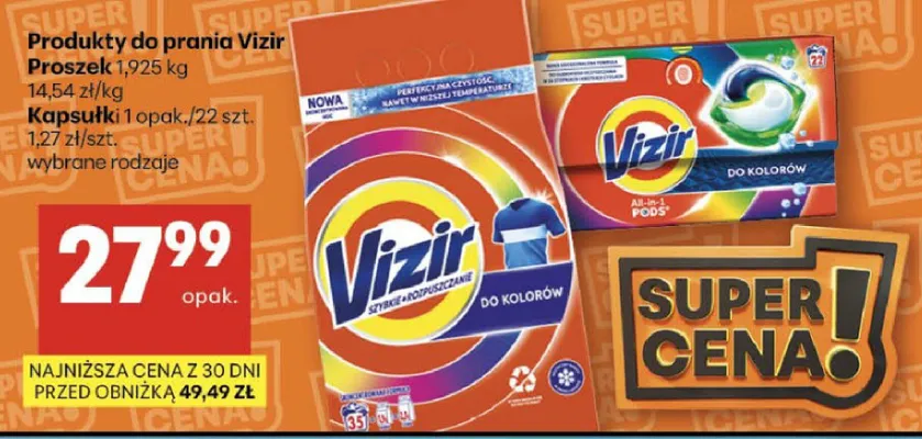 Produkty do prania proszek promocja w Delikatesy Centrum