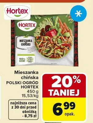 Mieszanka chińska Polski Ogród Hortex promocja w Carrefour