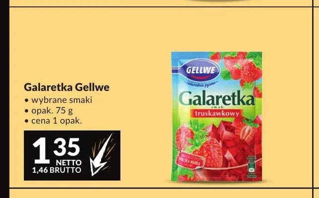 Galaretka Gellwe promocja w Makro