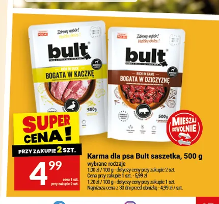 Karma dla psa Bult saszetka promocja w Twój Market
