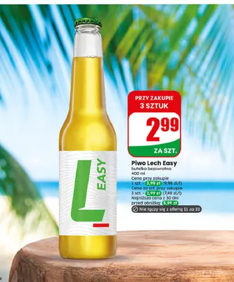 Piwo Lech Easy promocja w Dino