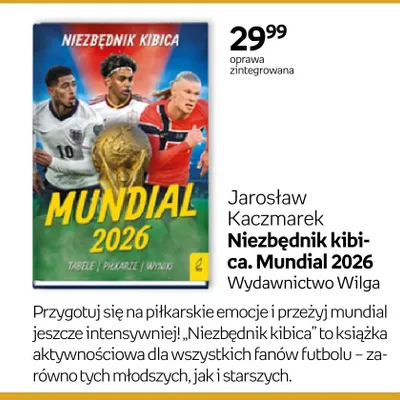 Książka Niezbędnik kibica. Mundial 2026 Jarosław Kaczmarek oprawa zintegrowana promocja w Empik