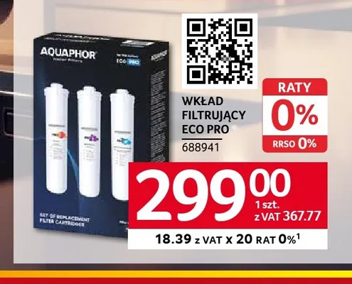 Wkład filtrujący Eco Pro Aquaphor promocja w Selgros