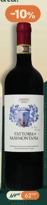 Wino czerwone Chianti DOCG Fattoria Sammontana promocja w Żabka