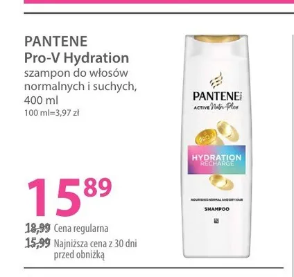 Szampon do włosów Pantene Pro-V Hydration promocja w Hebe
