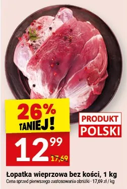 Łopatka wieprzowa bez kości promocja w Twój Market