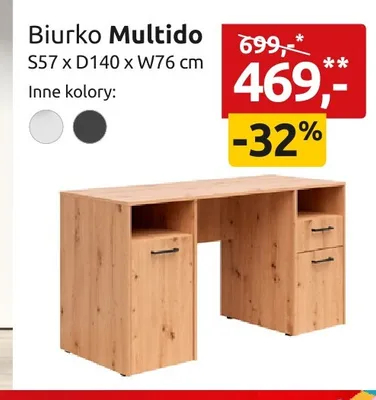 Biurko Multido promocja w Black Red White