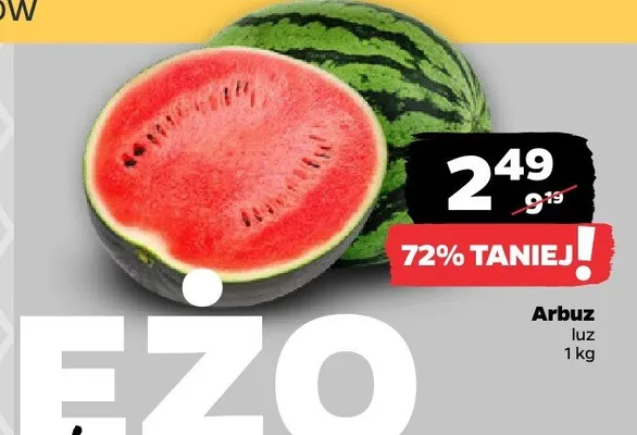 Arbuz luz promocja w Netto