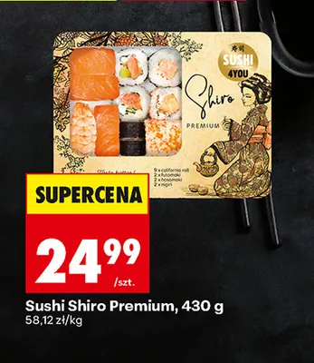 Sushi Shiro Premium promocja w Biedronka