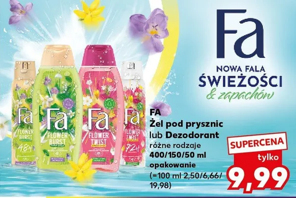Żel pod prysznic Fa promocja w Kaufland