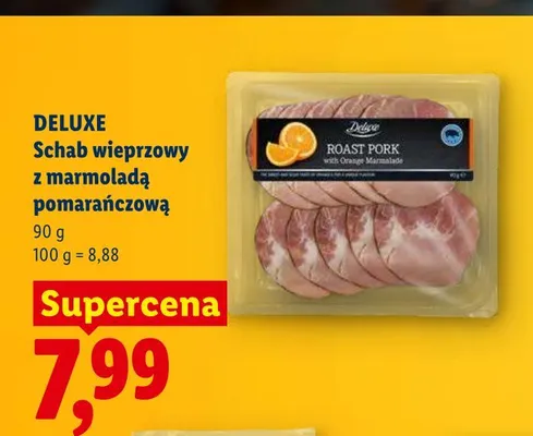 Schab wieprzowy z marmoladą pomarańczową Deluxe promocja w Lidl