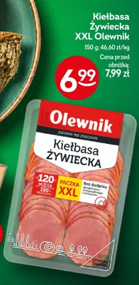 Kiełbasa żywiecka XXL Olewnik promocja w Żabka