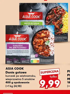 Danie gotowe kurczak po wietnamsku Asia Cook promocja w Kaufland